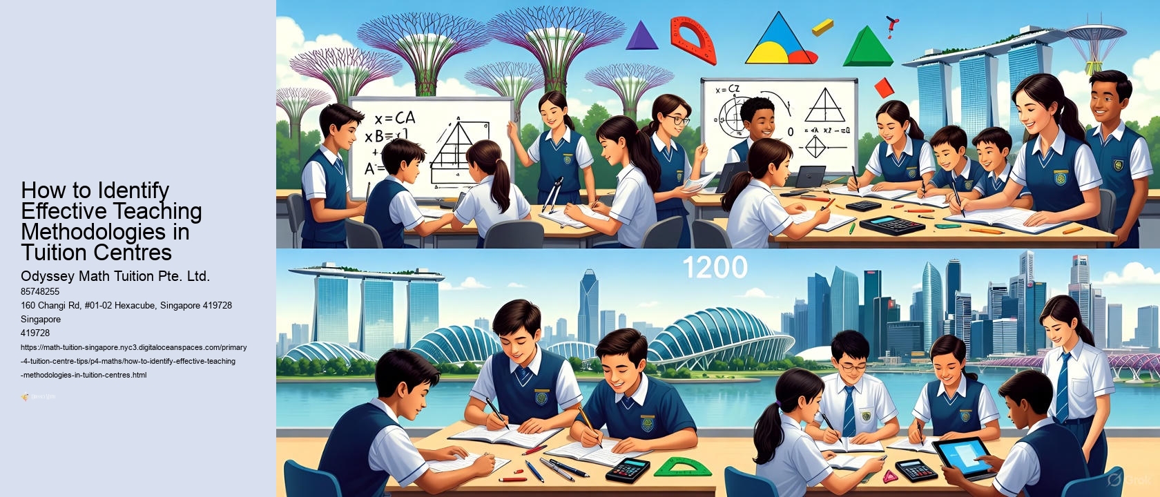 How to Identify Effective Teaching Methodologies in Tuition Centres