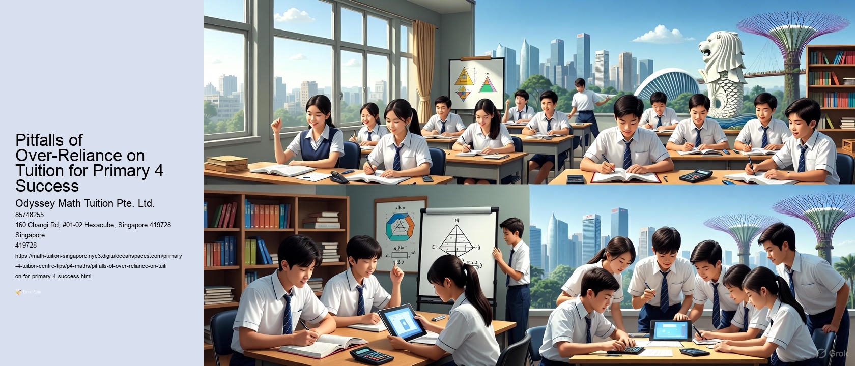 Pitfalls of Over-Reliance on Tuition for Primary 4 Success