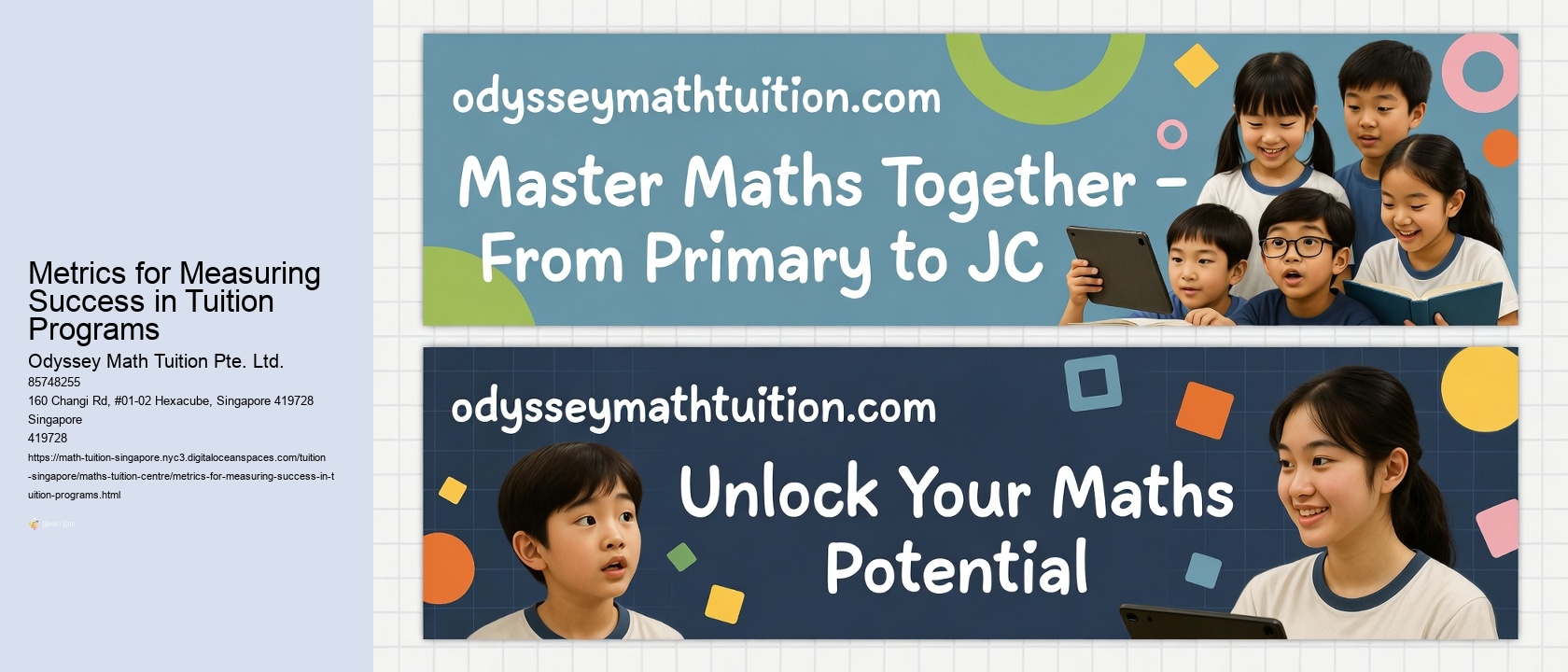 Metrics for Measuring Success in Tuition Programs